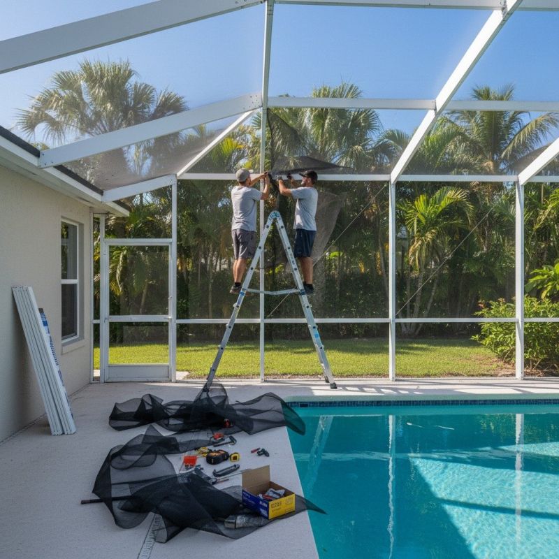Pool Enclosure Repair Service