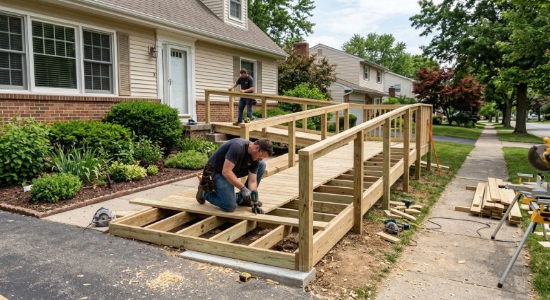 Wheelchair Ramp Construction in Kansas City, KS