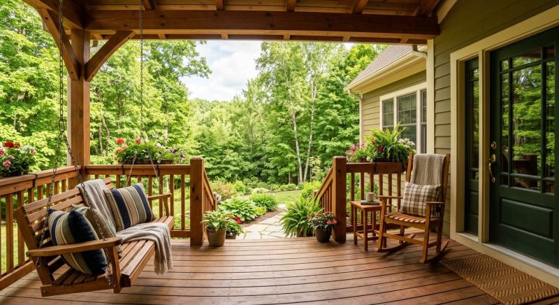 Wood Porch Construction in Fairfield County, CT