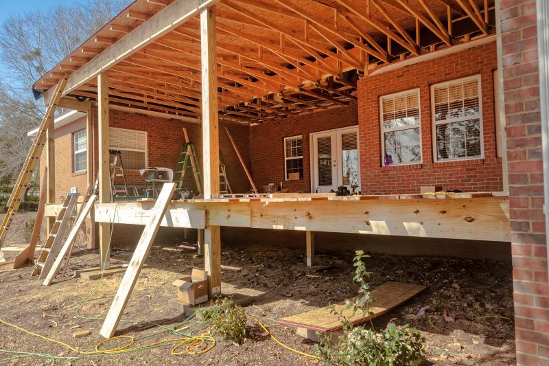 Wood Porch Construction in Boston, MA
